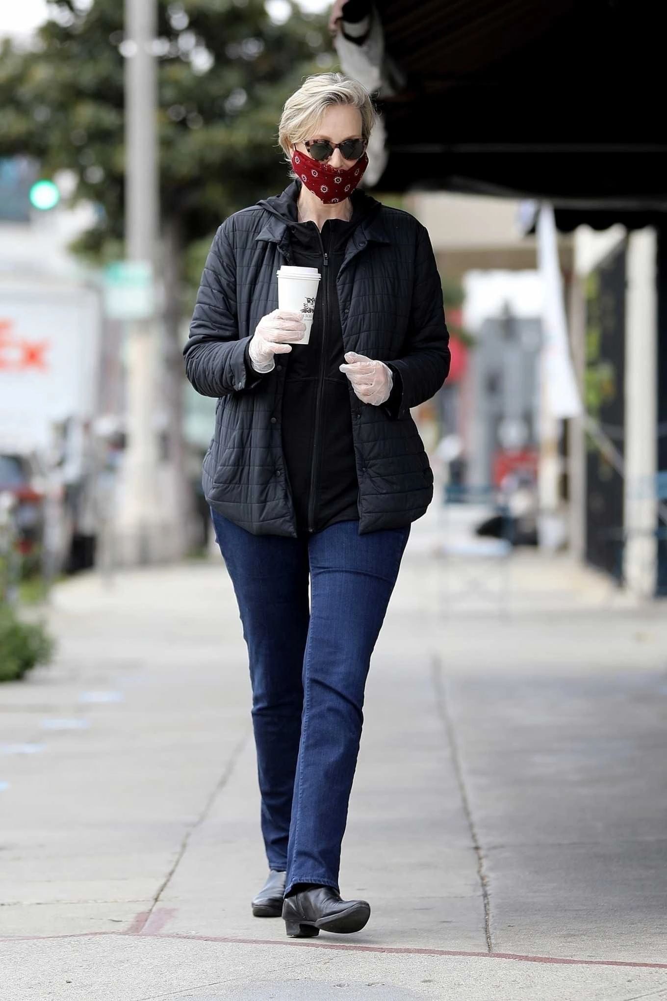 Jane Lynch at Kings Road Coffee Mobile